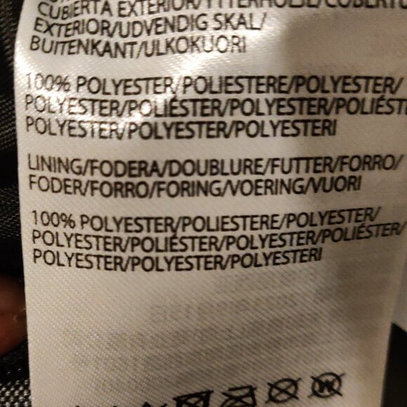 Muji Water Repellent Crossbody Shoulder Bag - Dark Gray - Picture 6 of 6